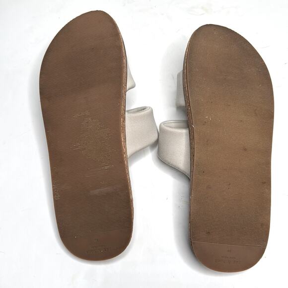 RAG & BONE Parque Cork-Heel Slide Comfort Sandals S-333 Sz 39 EU / 9 US - Picture 8 of 9